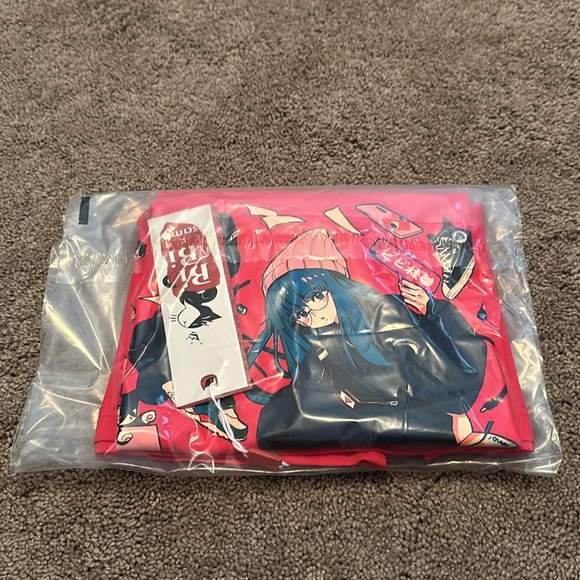 BIBISAMA APPAREL OTAKU HYPE JAPANESE ANIME ROSEY RED GIRL’S - Picture 4 of 4